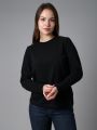 5151 Женский лонгслив /черный